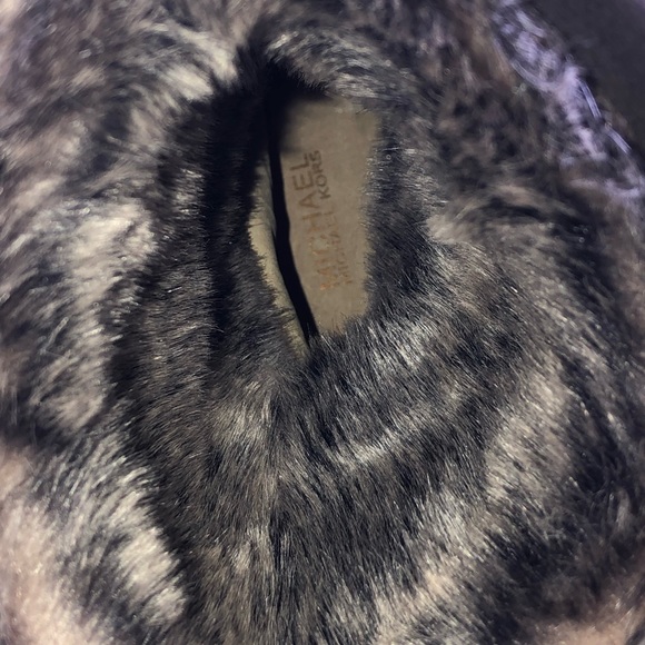 Michael Kors Sued and faux Fur lined Heel Boots - Picture 7 of 12